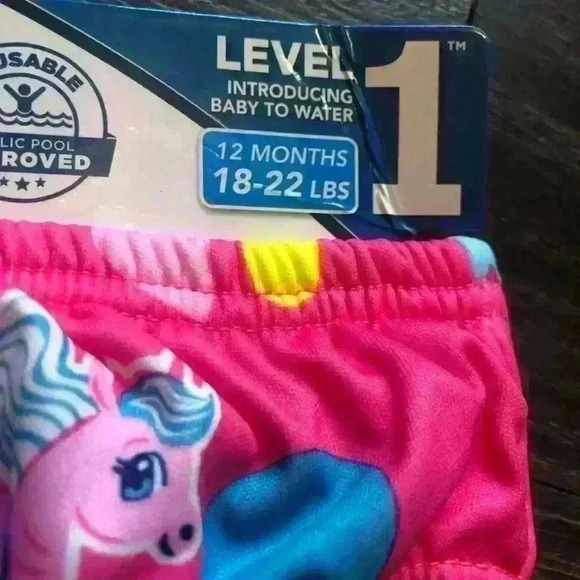 Baby Girls Swim Diaper 12 Months NWT - Picture 2 of 4